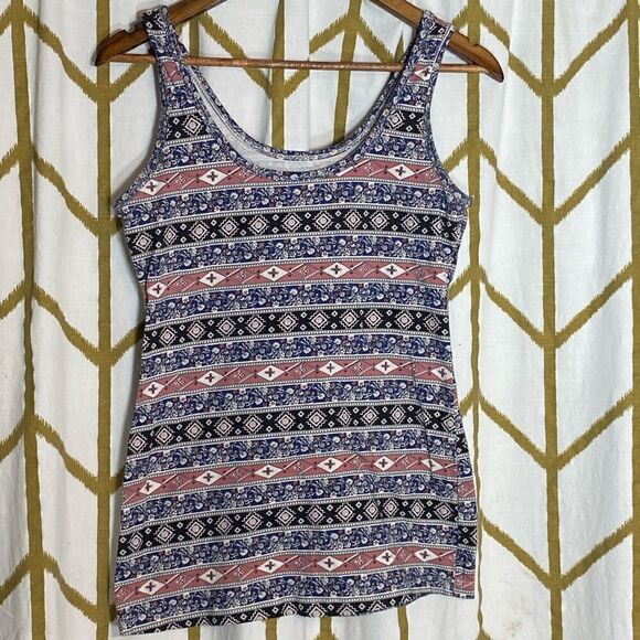 Maurices Aztec Patterned Tank Top - Picture 1 of 4